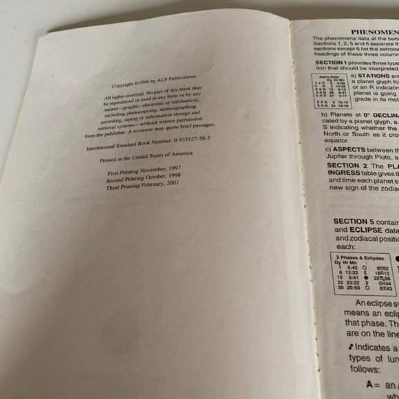 The American Ephemeris for the 21st Century at Noon by Neil F. Michelsen - Picture 4 of 6